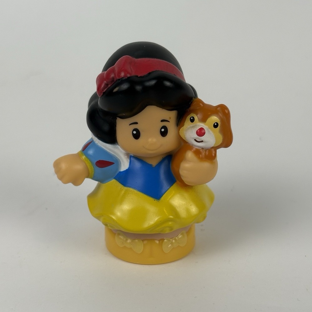 Fisher Price Little People Disney Princess SNOW WHITE with Pet Dog Toy 2012 HTF